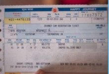 Train ticket booking online