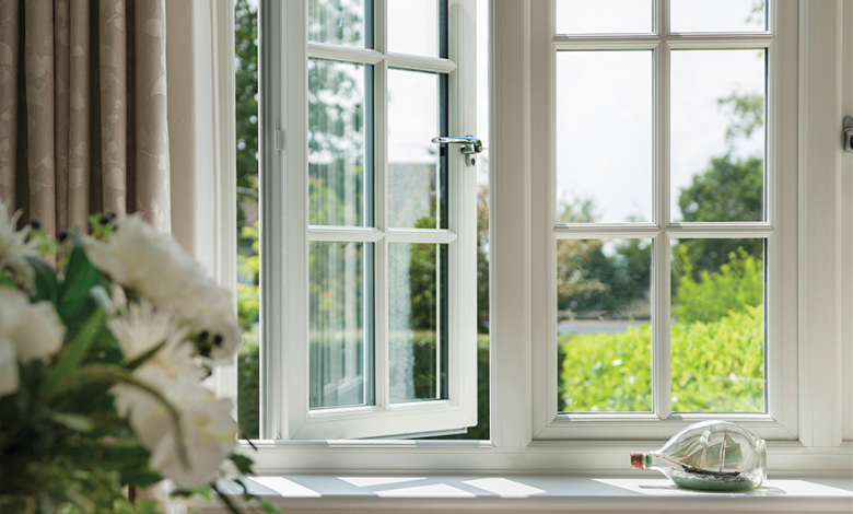 double-glazed windows