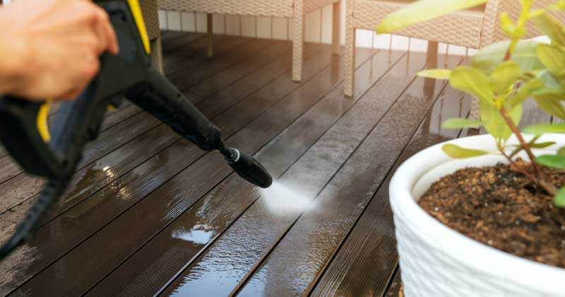 Why do homeowners pressure wash Composite Decking?