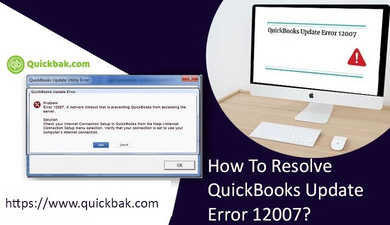QuickBooks Update Error 12007